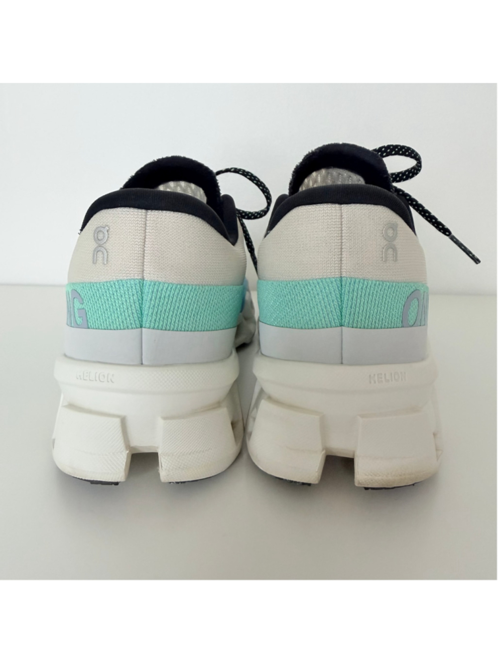 On Running Cloudmonster Sneakers Women's Size 8 Cream Horizon Blue Running Shoe - Picture 4 of 14